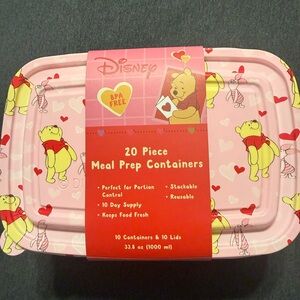 Disney Pink Winnie the Pooh Meal Prep Set